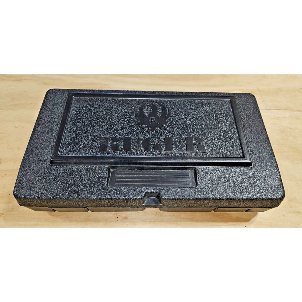 Ruger Black Durable Plastic Hard Case FLAMBEAU for SR-Series Pistol Holds 1 Gun